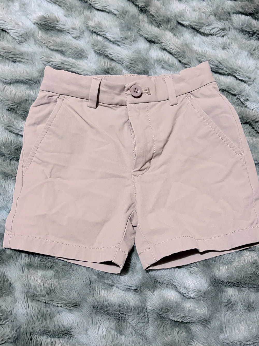 Vineyard Vines Girls Pale Pink Stretch Chino Shorts